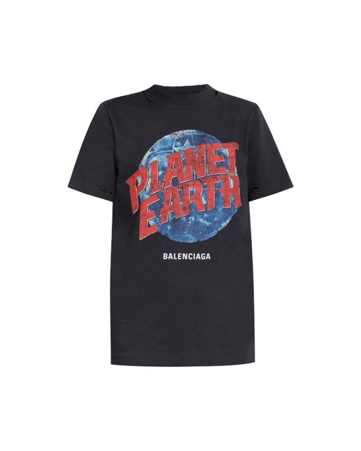 Balenciaga Blue T-Shirts