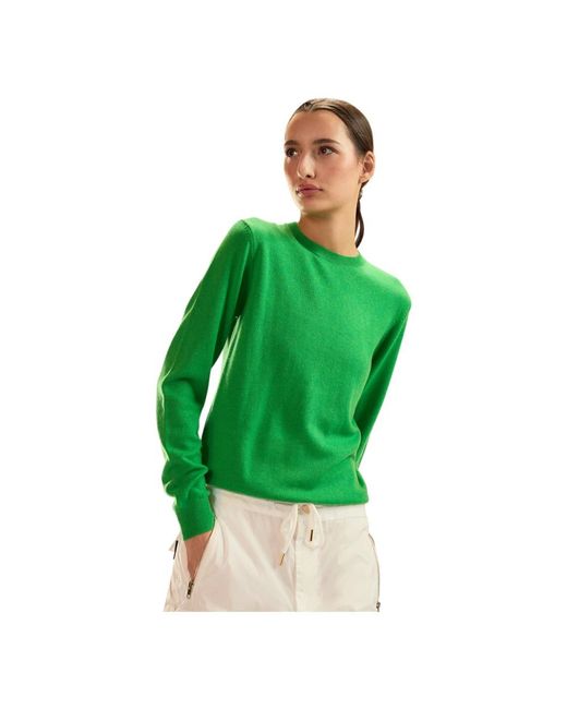 Round-Neck Knitwear di Cynthia Rowley in Green
