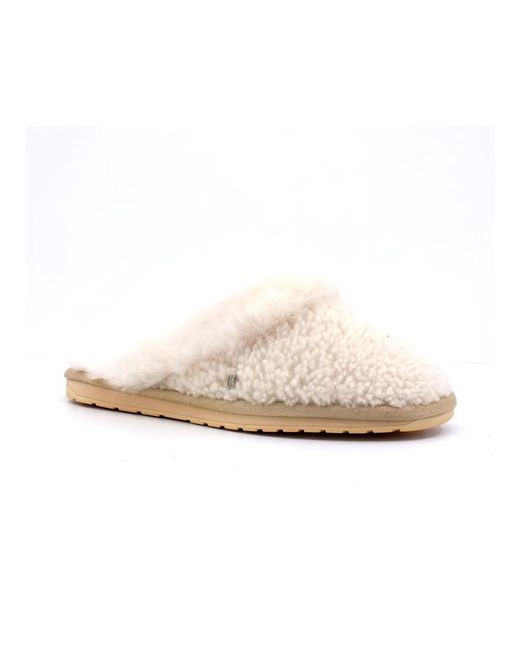 Slippers EMU en coloris White