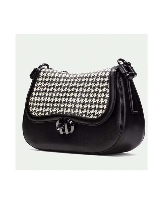 Hispanitas Elegante Flap Handtas Met Verwisselbare Banden in het Black