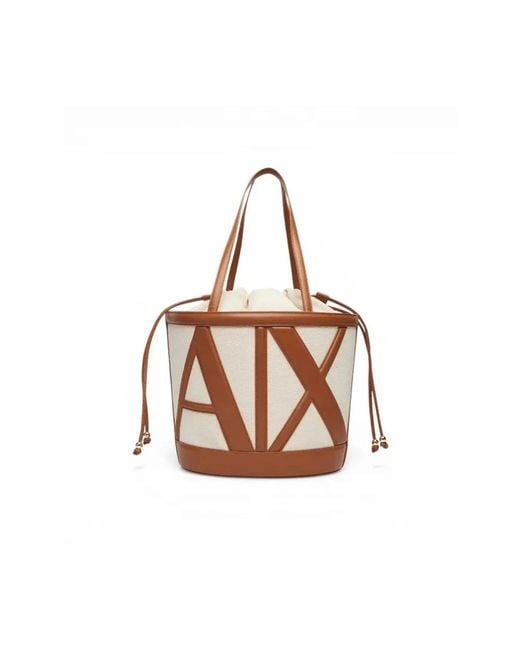 ARMANI EXCHANGE Brown Shoulder Bags