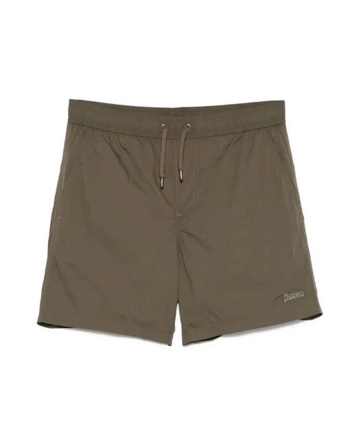 Herno Green Beachwear for men