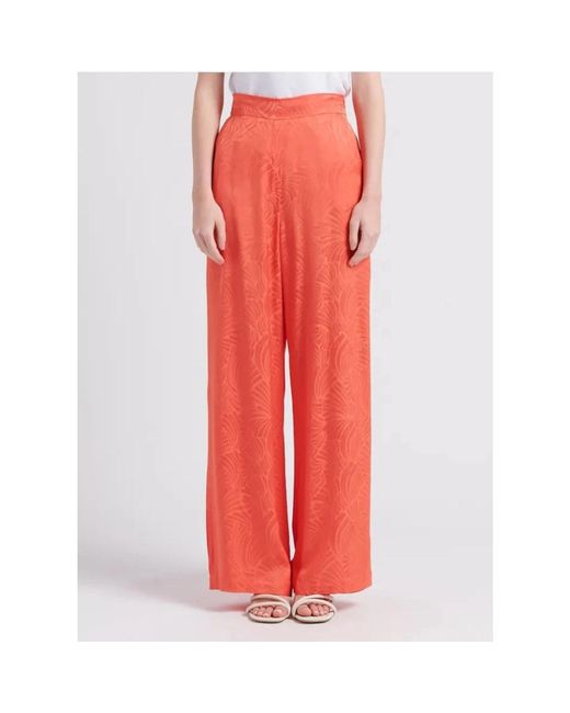 Suncoo Red Wide Trousers