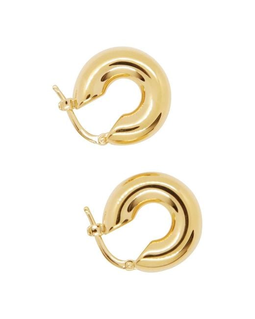 Earrings Jil Sander de color Metallic