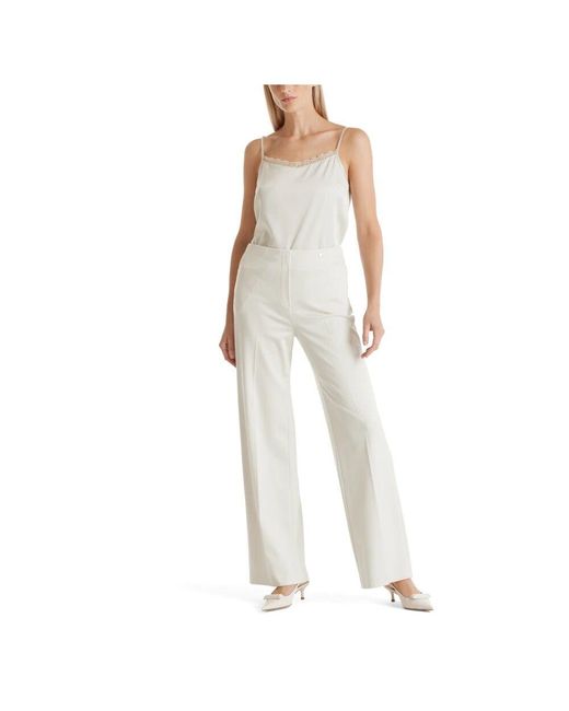 Marc Cain White Puddle Pants Modell Winder