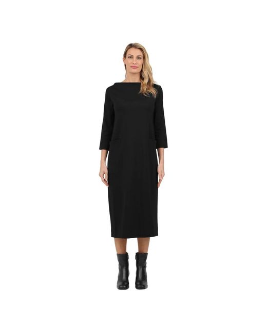 Midi Dresses Alpha Studio en coloris Black