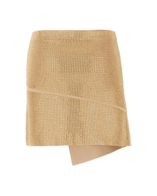 ANDREA ADAMO Natural Short Skirts
