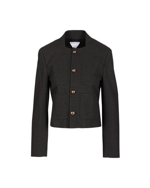 Bottega Veneta Black Light Jackets