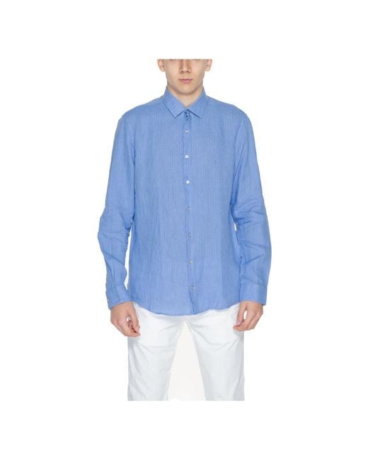 Calvin Klein Blue Casual Shirts for men