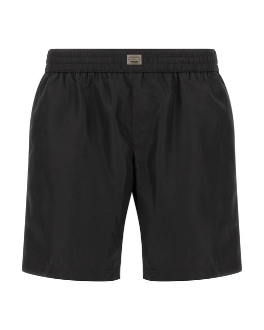 Dolce & Gabbana Black Beachwear for men