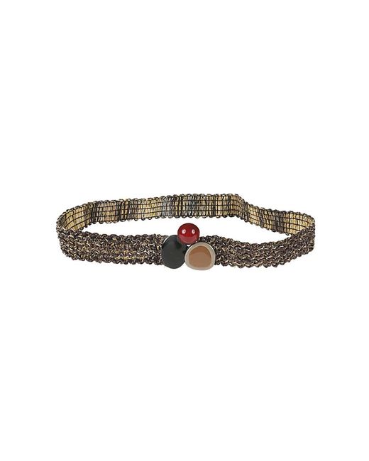 Exquisite J Brown Stunning Raffia Waist Belt