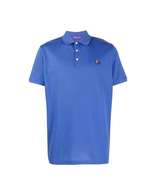 Ralph Lauren Blau casual polo shirt in Blue für Herren