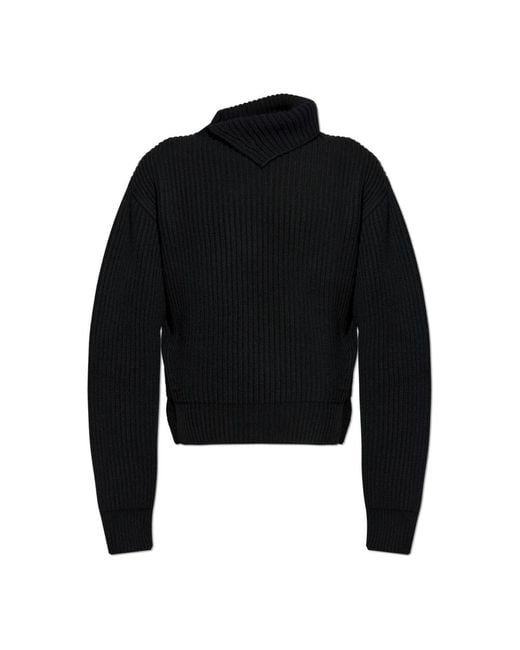 Jil Sander Men's Black Turtlenecks
