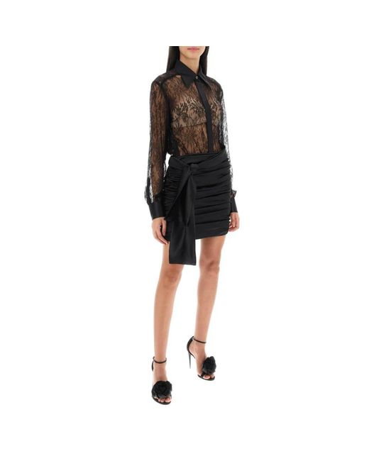 Dolce & Gabbana Black Short Skirts