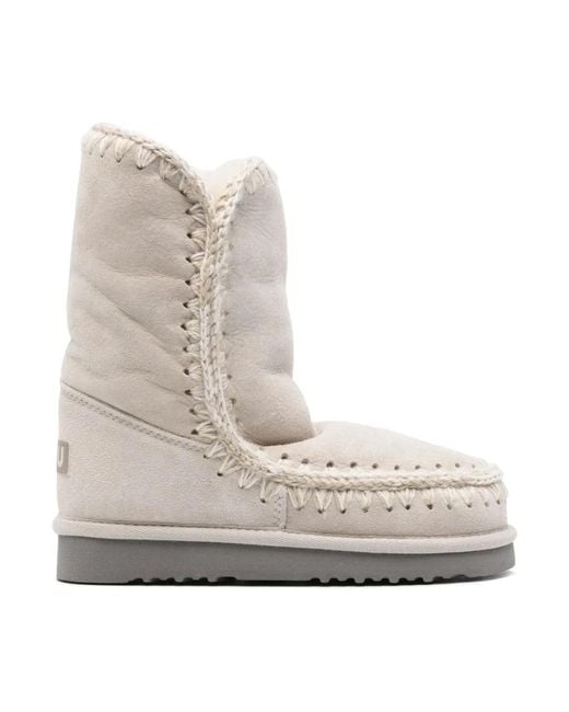 Mou Gray Winter Boots