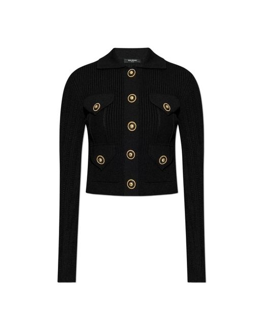 Cardigans Balmain de color Black