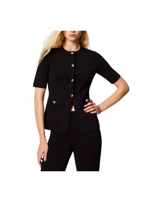 Twinset Black Light Jackets