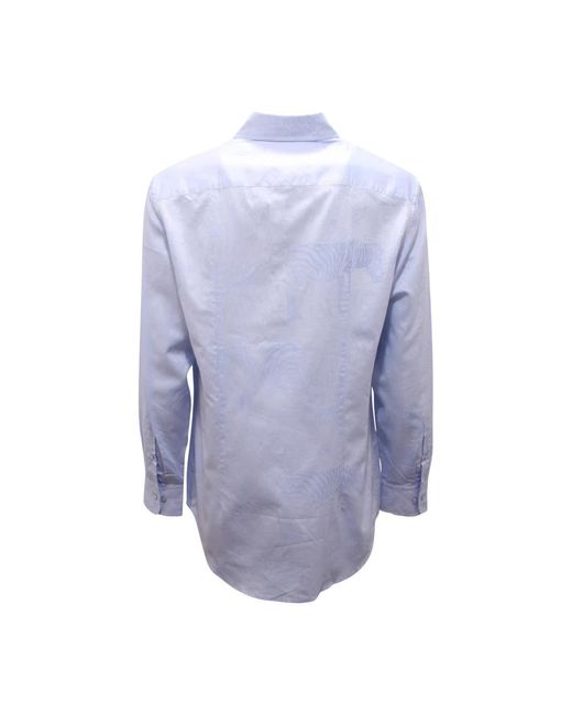 Etro Katoenen Overhemd Made in het Blue voor heren