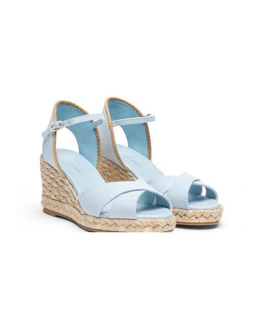 Stuart Weitzman Blue Wedges