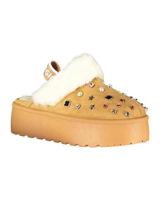 Laura Biagiotti Metallic Clogs