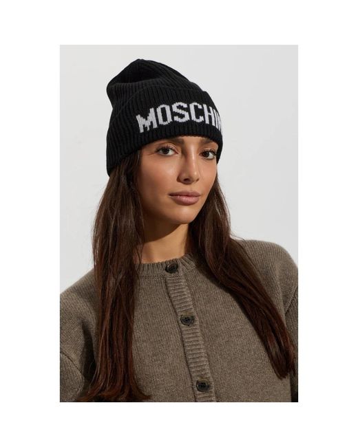 Beanies di Moschino in Black