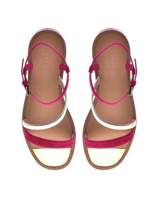 Baldinini Pink Sandal in fuchsia suede