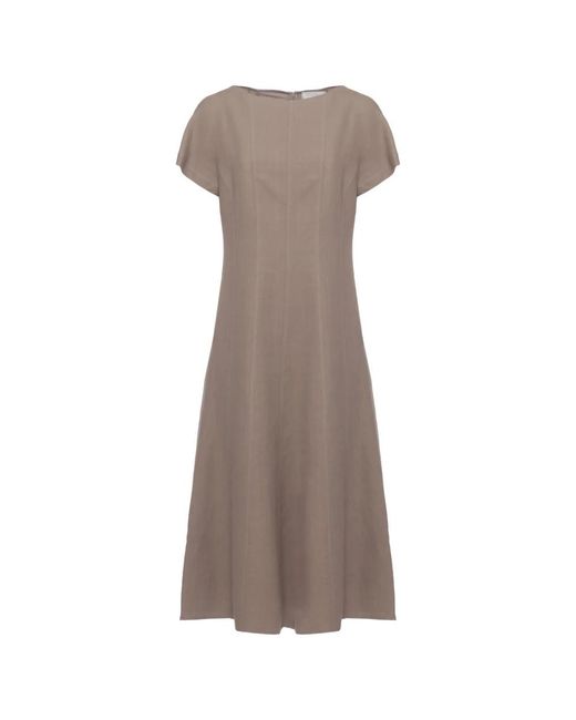 Antonelli Brown Midi Dresses