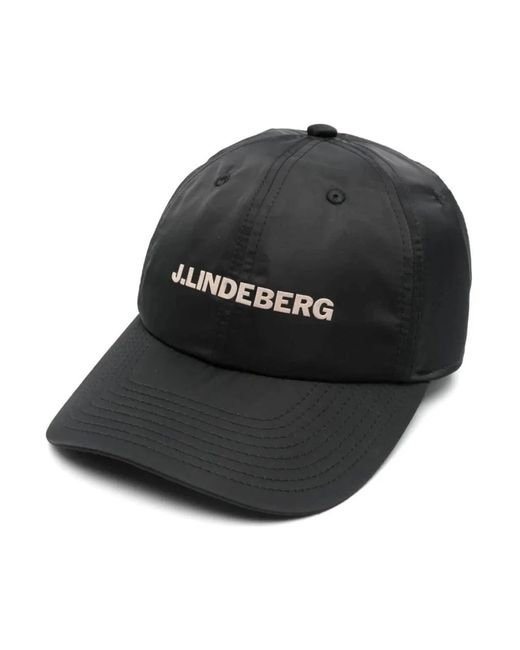 Caps di J.Lindeberg in Black da Uomo