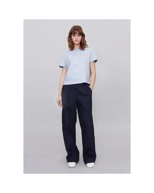 A.P.C. Blue Wide Trousers