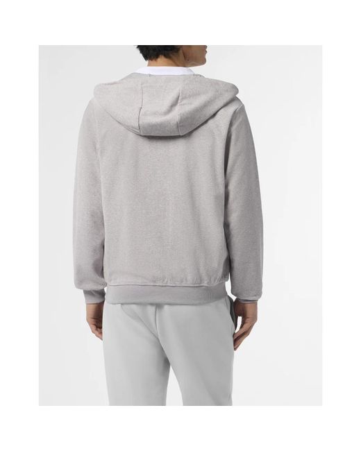 Long Sleeve Training Tops Philipp Plein de hombre de color Gray