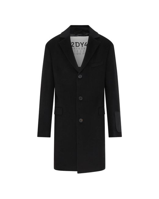 Drykorn Black Single-Breasted Coats for men