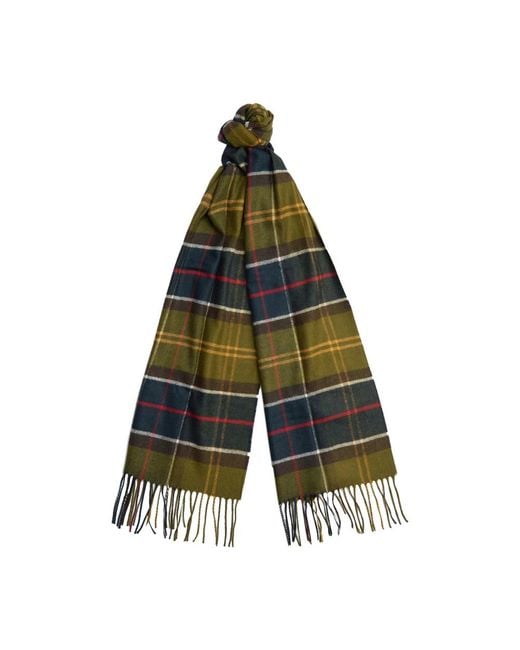 Barbour Blue Winter Scarves