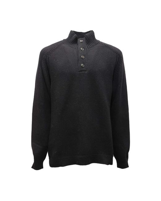 Officina 36 Black Turtlenecks for men