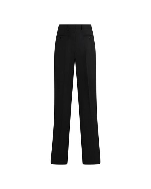 Moschino Black Straight Trousers for men