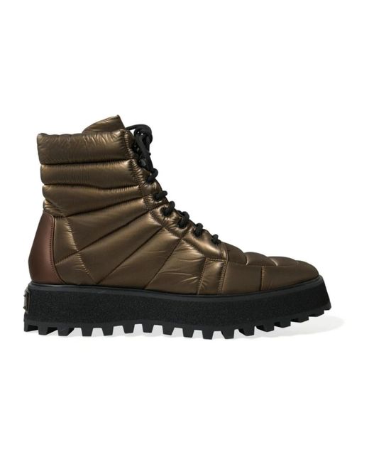 Shoes > boots > lace-up boots Dolce & Gabbana pour homme en coloris Brown