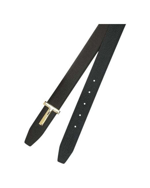 Tom Ford Black Belts for men