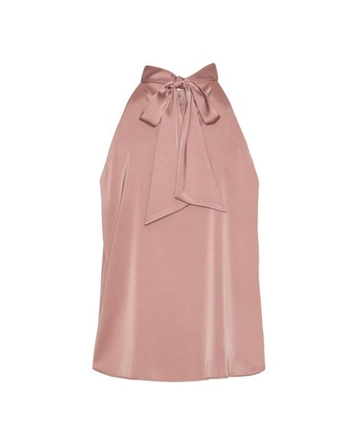 Karmamia Pink Sleeveless Tops