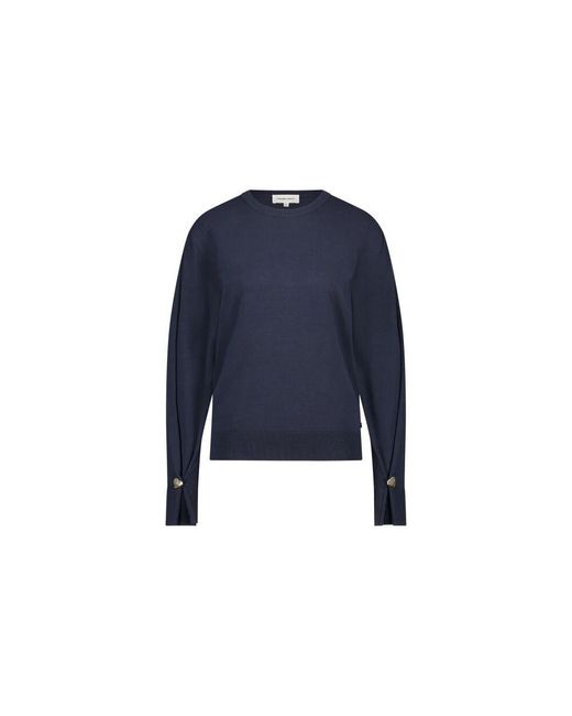 FABIENNE CHAPOT Blue Molly Button Pullover