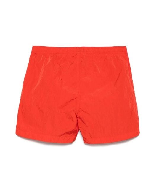 C P Company Red Beachwear for men