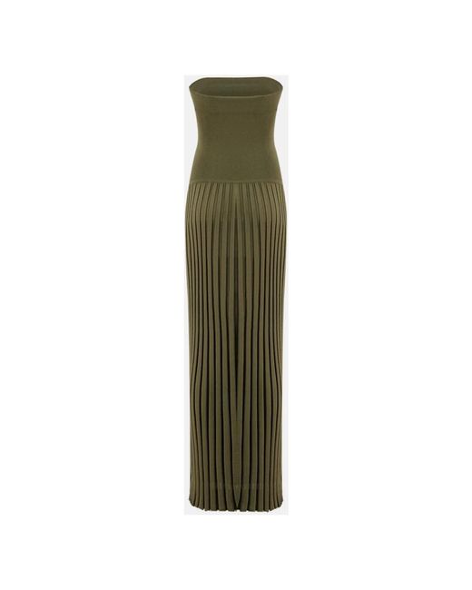 Christopher Esber Green Knitted Dresses