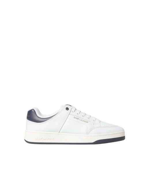 Saint Laurent White Sneakers for men