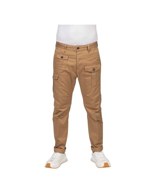 DSquared² Pantalone Cargo 131 in Natural für Herren