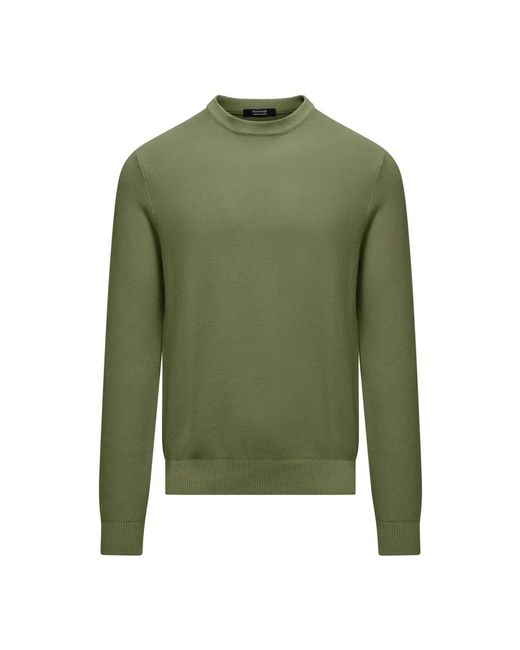 Round-Neck Knitwear di Bomboogie in Green da Uomo