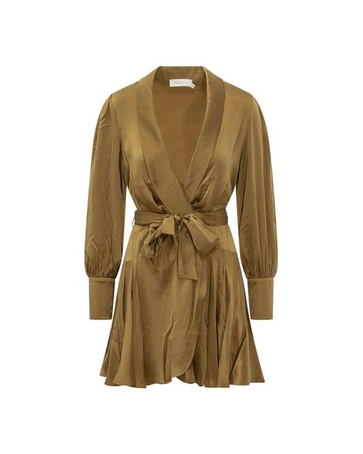 Wrap Dresses Zimmermann en coloris Green