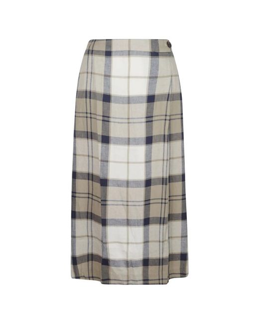 Barbour Gray Midi Skirts