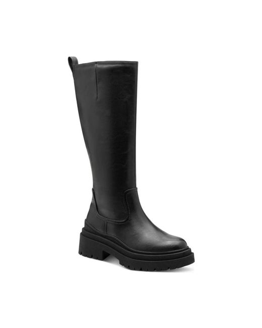Tamaris Black High Boots