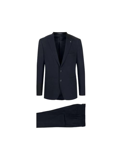 Tagliatore Blue Single Breasted Suits for men