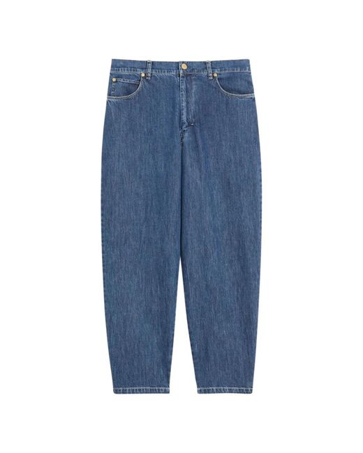 Max Mara Blue Cropped Jeans