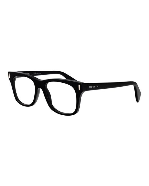 McQueen Black Glasses for men
