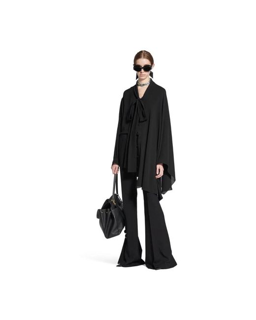 Balenciaga Black Blouses